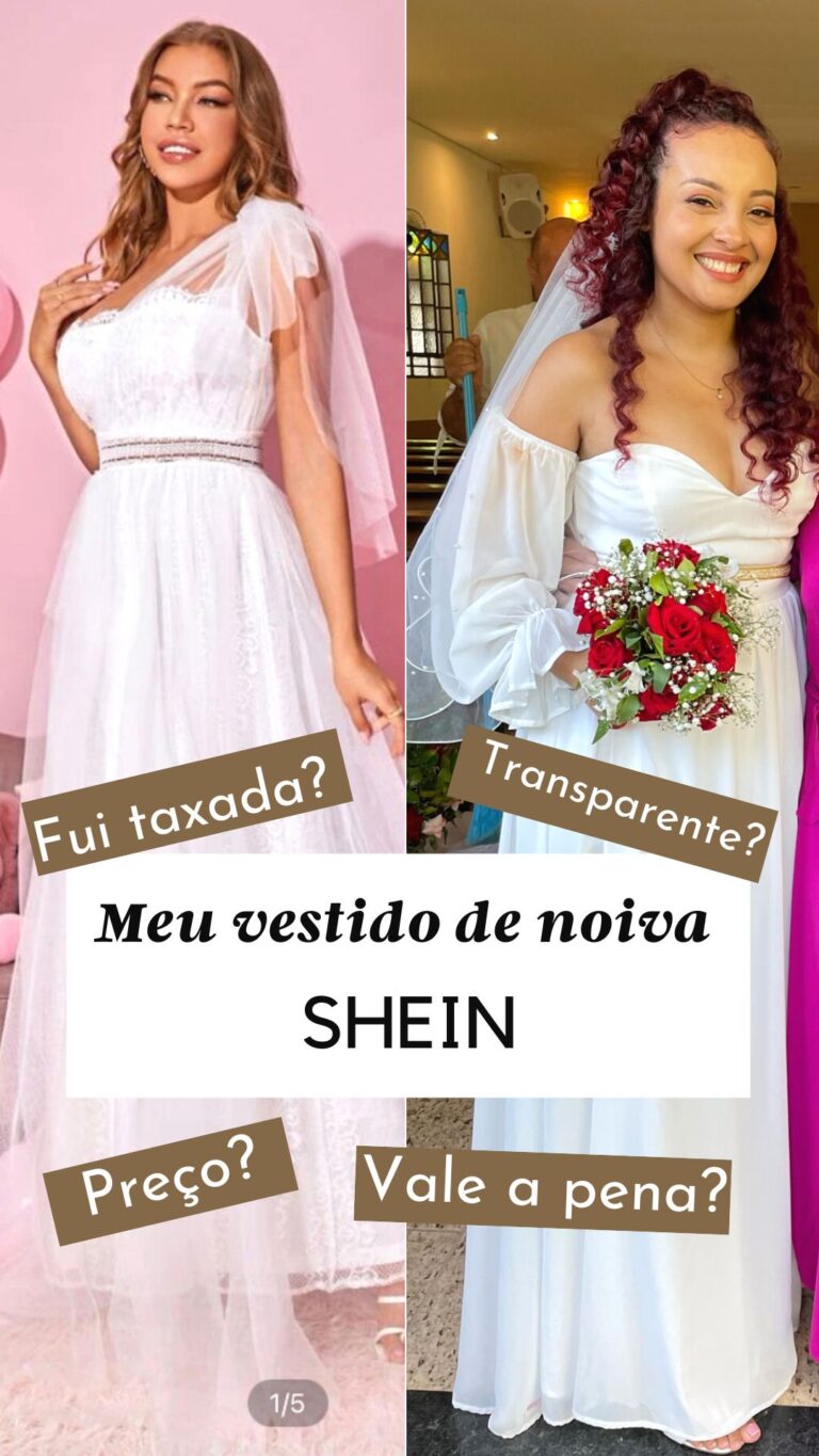 Vestido de noiva da Shein